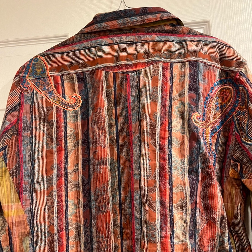 Robert Graham Multicolor Patterned Shirt Limited Edition - Picture 2 of 5
